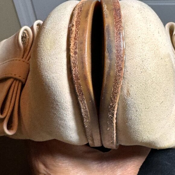 Jeffrey Campbell size 8.5 open case tan suede flat  slip on - Picture 6 of 12